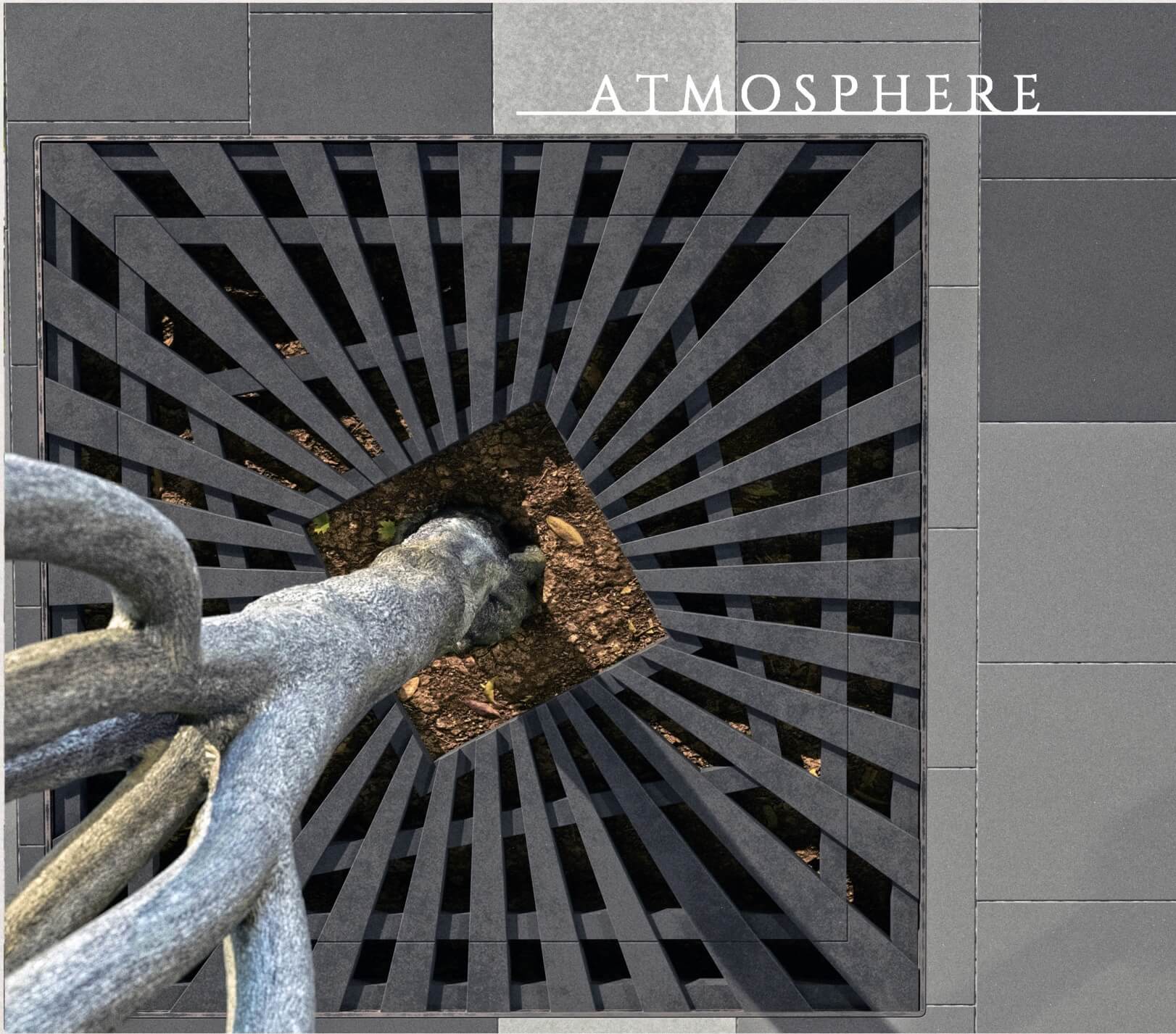 Приствольная решетка для дерева ZKING ATMOSPHERE 1.2х1.2м Черная в Бийске фото