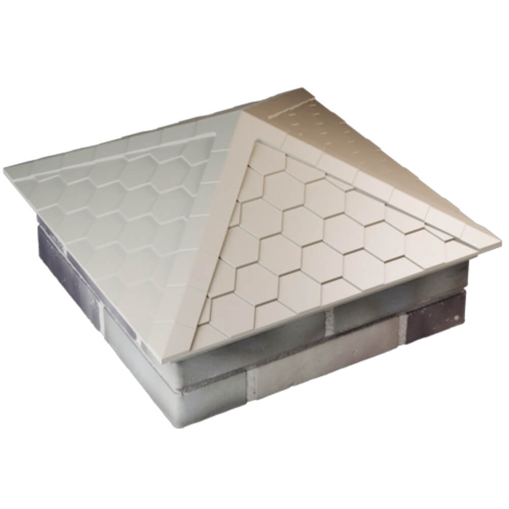 Колпак Zking Эверест Бежевый на столб 2х2 кирпича (535х535мм) Бийск фото