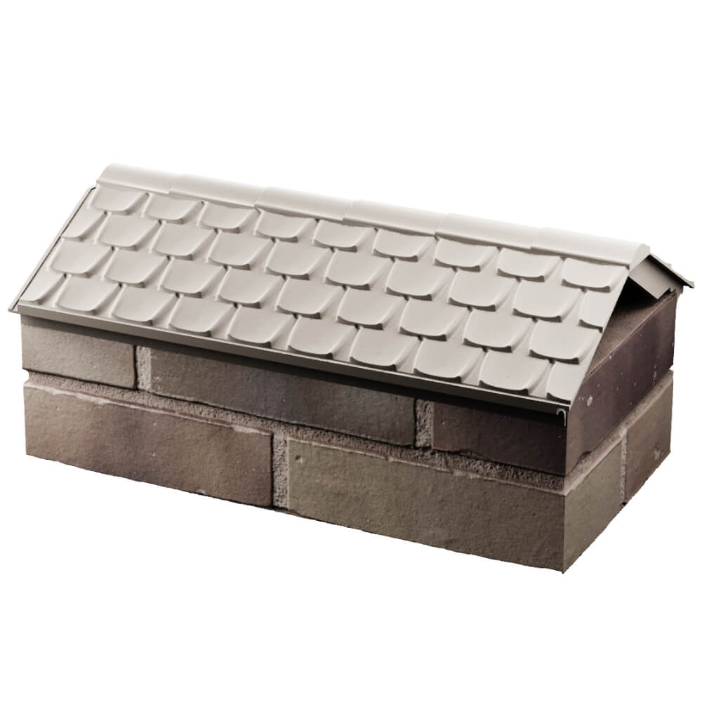 Парапет Zking Эльбрус Бежевый с посадкой на 1 кирпич (255мм) в Бийске фото