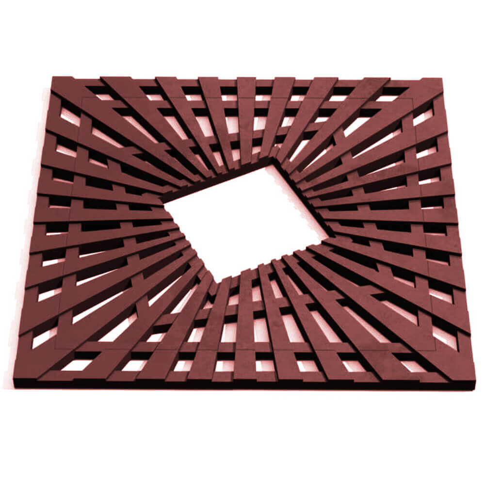 Приствольная решетка для дерева ZKING ATMOSPHERE 1.2х1.2м Коричневая Бийск фото