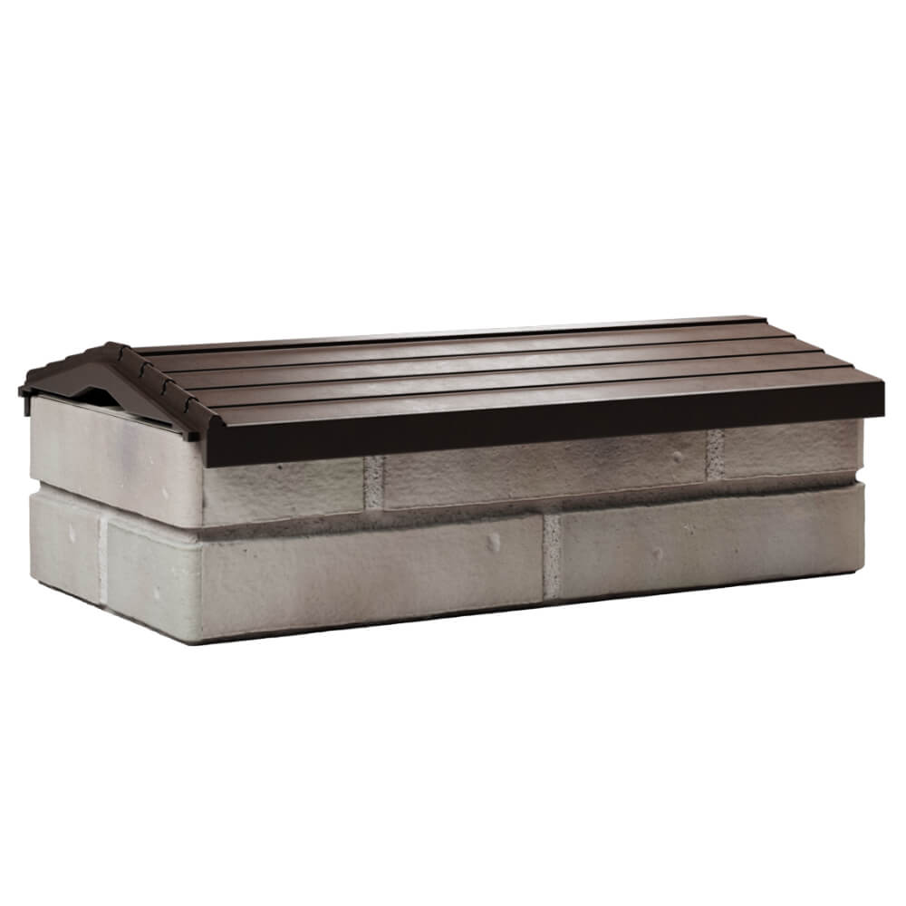 Парапет Zking Бона ХайТек Коричневый с посадкой на 1 кирпич (200/225/255мм) Бийск фото