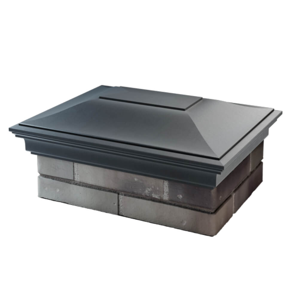 Колпак Zking Монблан Серый на столб 2х1.5 кирпича (515х385мм) в Бийске фото