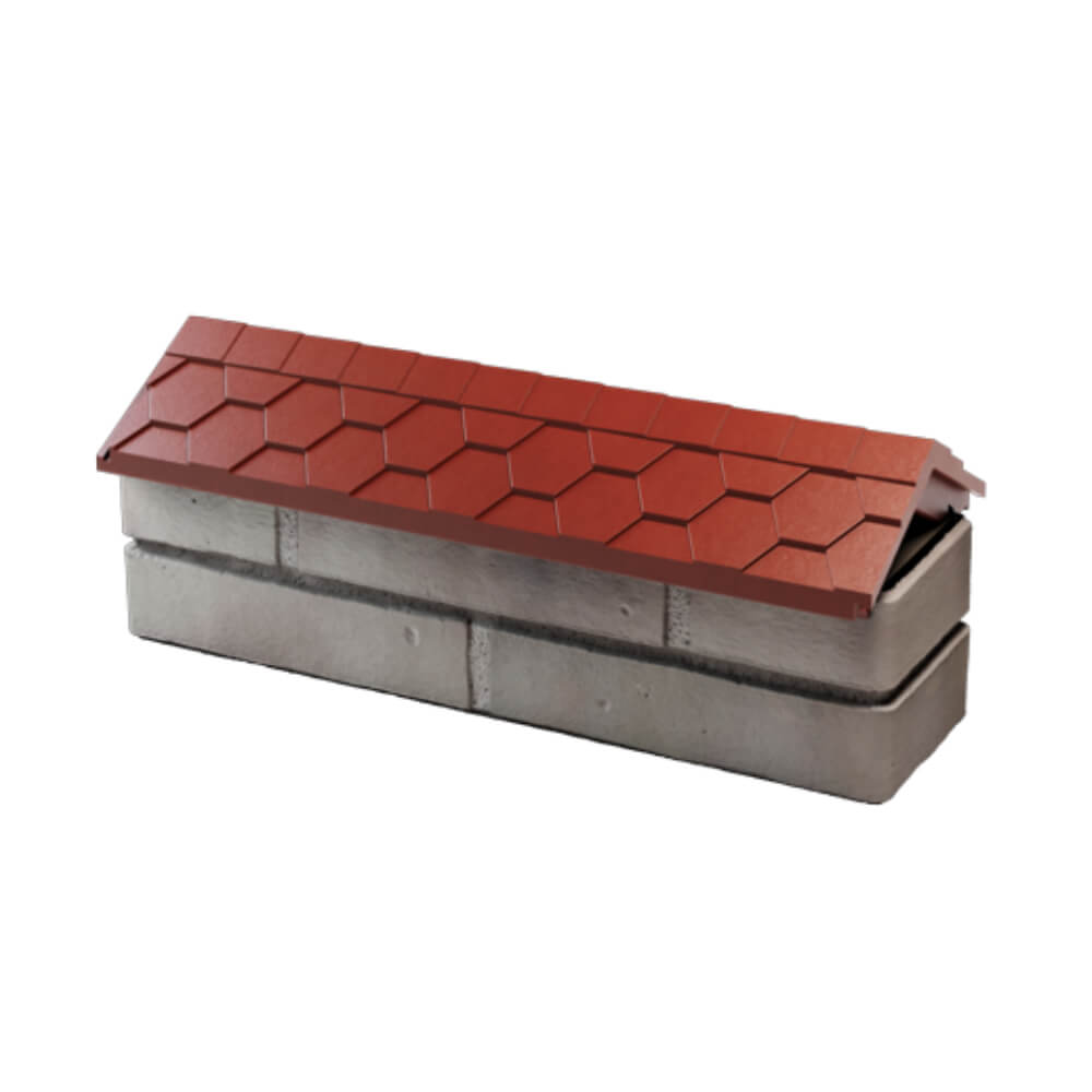 Парапет Zking Эверест Красный с посадкой на 0.5 кирпича (130мм) в Бийске фото