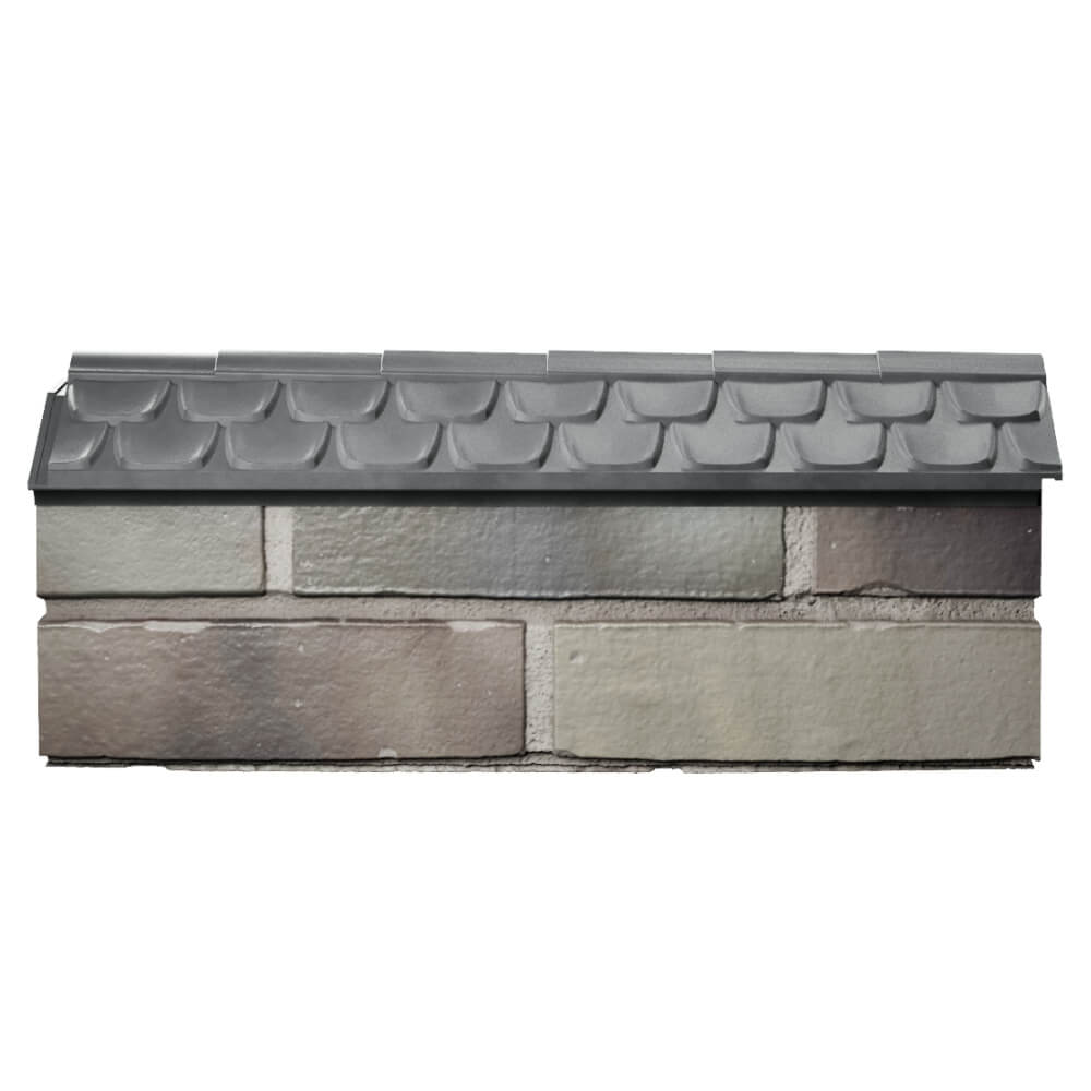 Парапет Zking Эльбрус Серый с посадкой на 0.5 кирпича (130мм) в Бийске фото