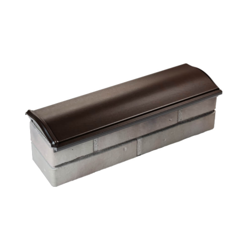 Парапет Zking Монблан Коричневый посадка на 0.5 кирпича (130мм) в Бийске фото