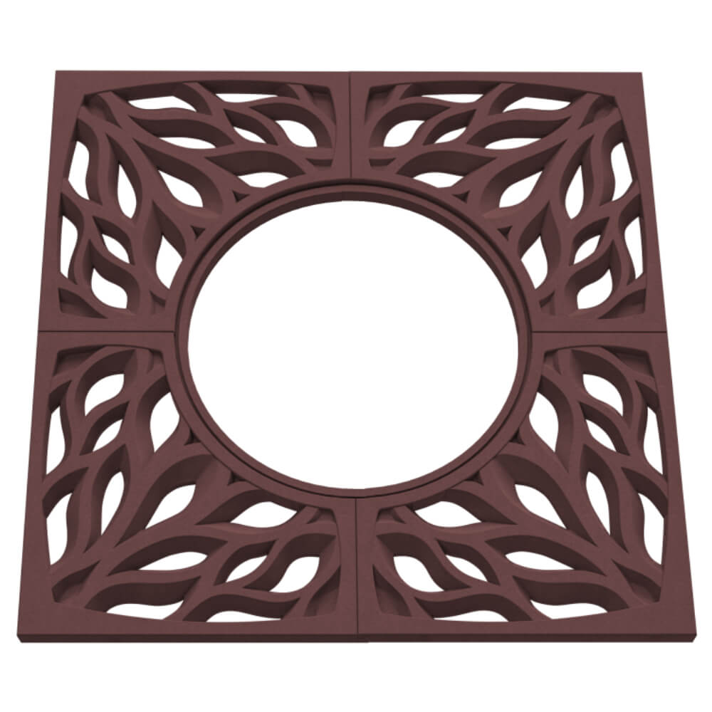 Приствольная решетка для дерева ZKING CRUST 1.2х1.2м Коричневая в Бийске фото