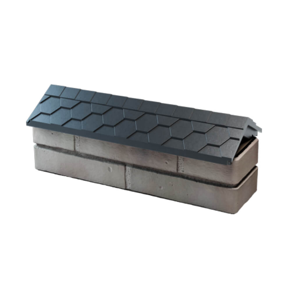 Парапет Zking Эверест Серый с посадкой на 0.5 кирпича (130мм) в Бийске фото