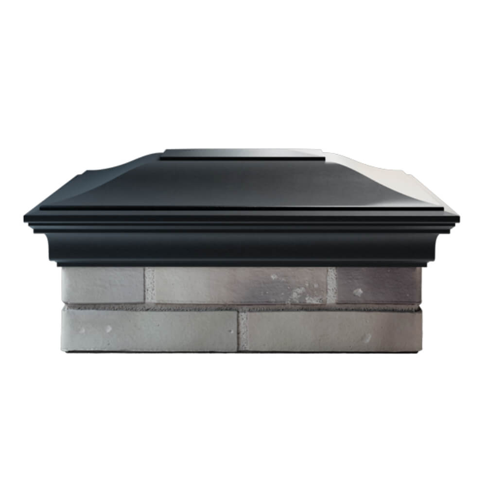 Колпак Zking Монблан Черный на столб 2х1.5 кирпича (515х385мм) в Бийске фото