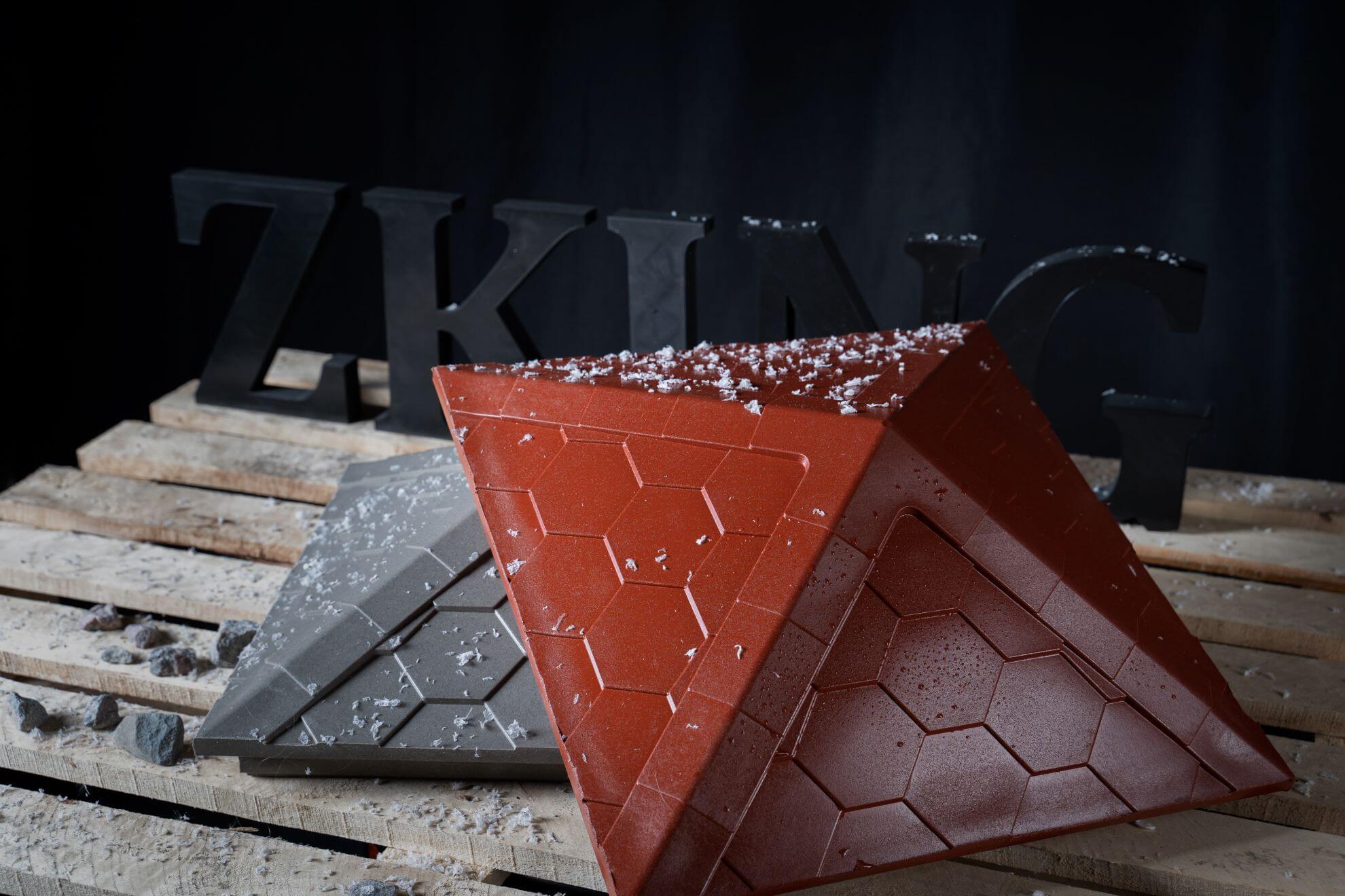 Колпак Zking Эверест Красный на столб 1.5х1.5 кирпича (390х390мм) в Бийске фото