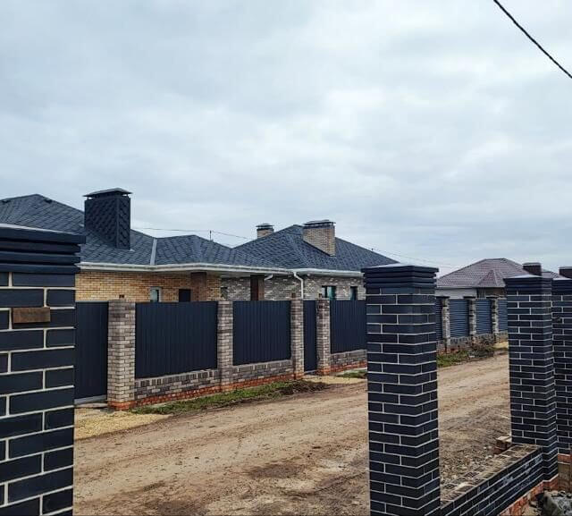 Колпак Zking Бона ХайТек Серый на столб 1.5х1.5 кирпича (385х385мм) в Бийске фото