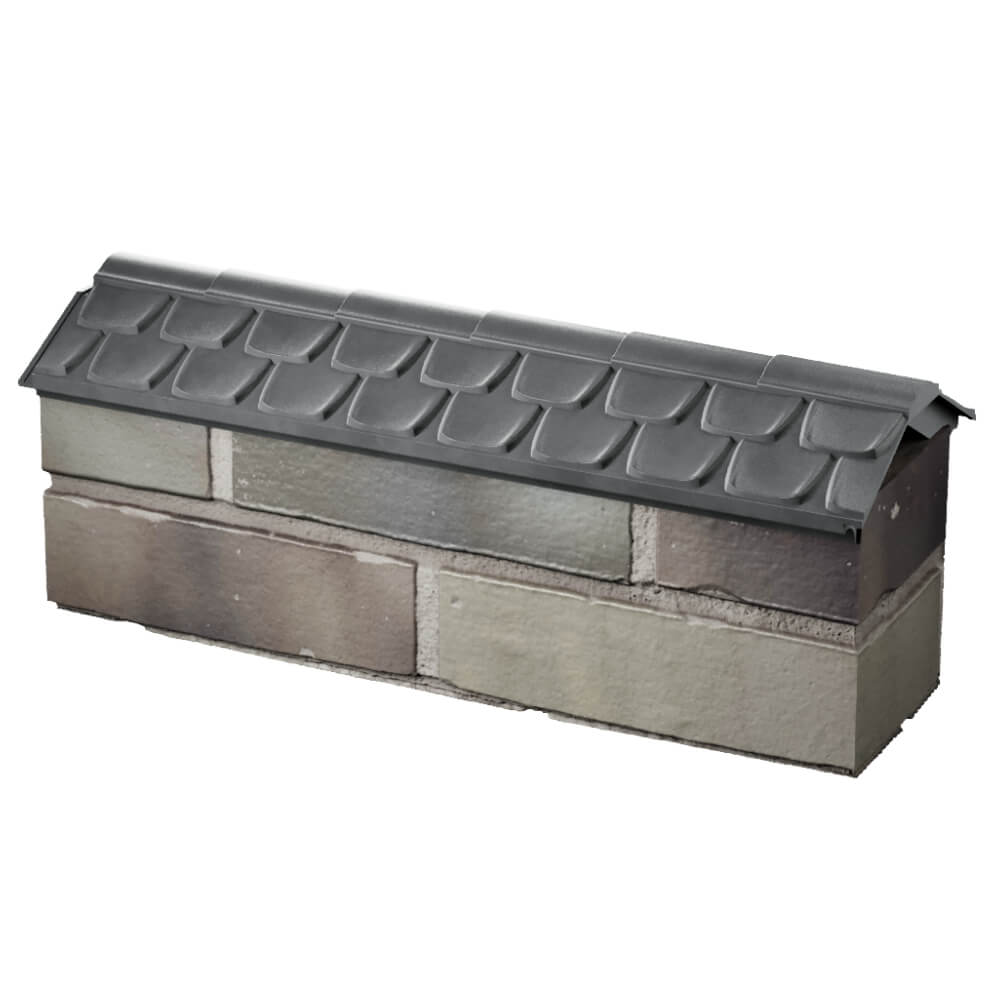 Парапет Zking Эльбрус Серый с посадкой на 0.5 кирпича (130мм) в Бийске фото