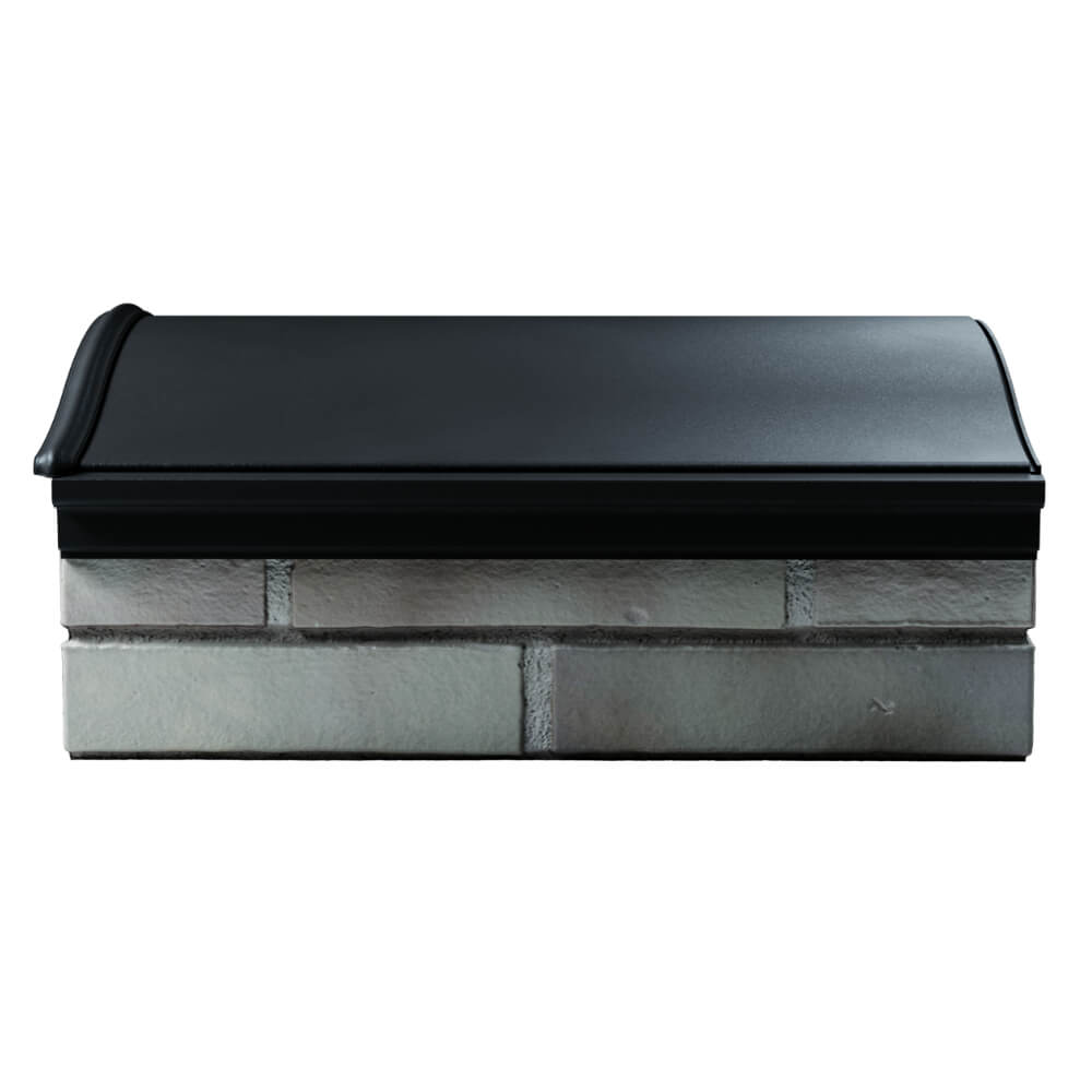 Парапет Zking Монблан Черный посадка на 1.5 кирпича (355/385мм) в Бийске фото