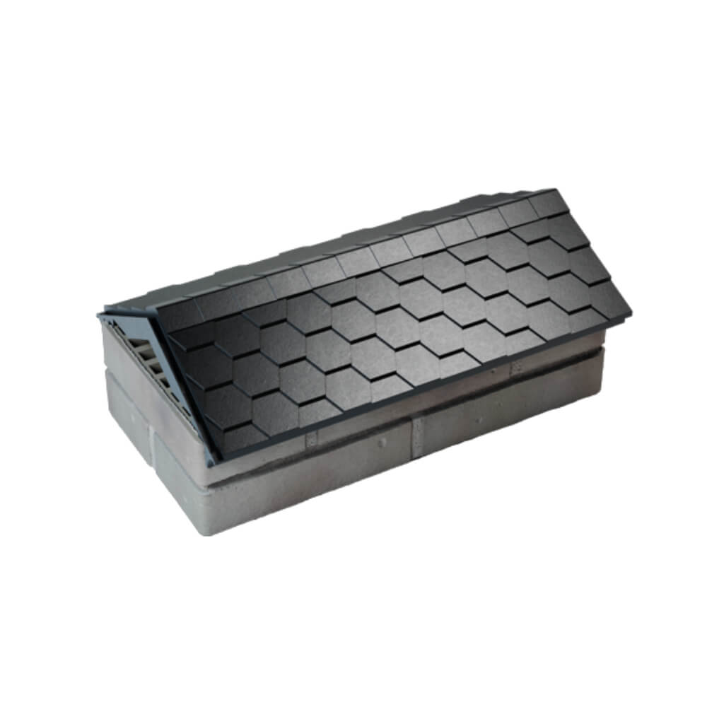 Парапет Zking Эверест Черный с посадкой на 1 кирпич (200/225/255мм) в Бийске фото