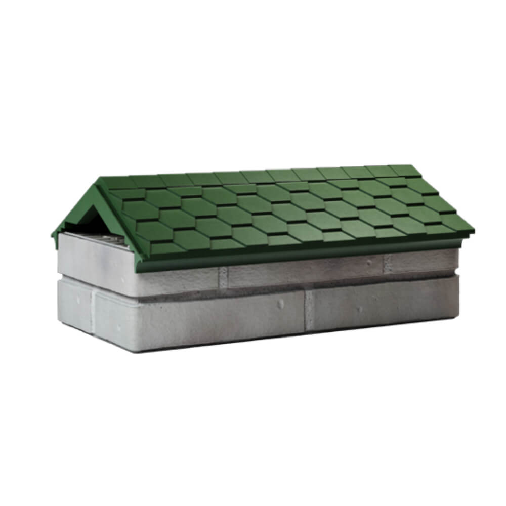 Парапет Zking Эверест Зеленый с посадкой на 1 кирпич (200/225/255мм) Бийск фото