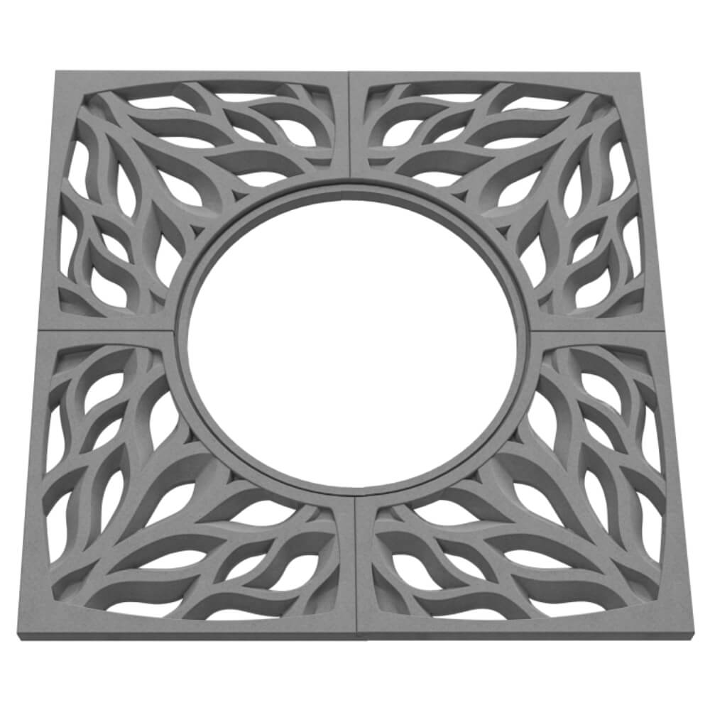 Приствольная решетка для дерева ZKING CRUST 1.2х1.2м Серая в Бийске фото