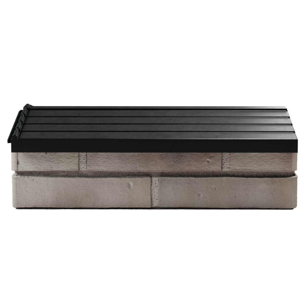 Парапет Zking Бона ХайТек Черный с посадкой на 1 кирпич (200/225/255мм) в Бийске фото