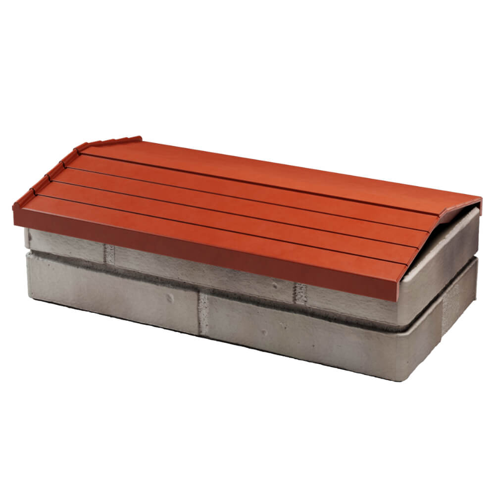 Парапет Zking Бона ХайТек Красный с посадкой на 1 кирпич (200/225/255мм) в Бийске фото