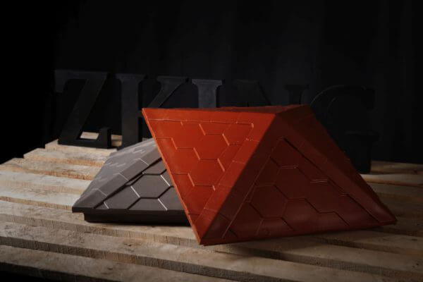 Колпак Zking Эверест Красный на столб 1.5х1.5 кирпича (390х390мм) в Бийске фото