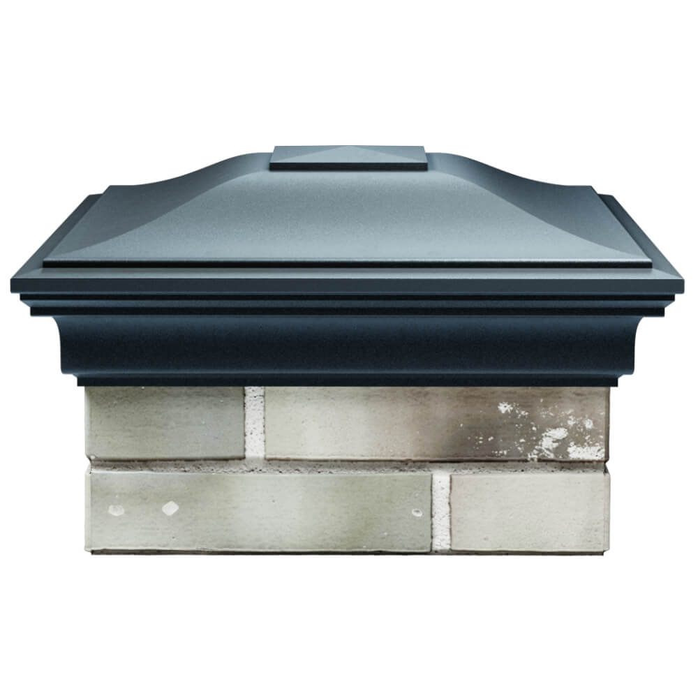 Колпак Zking Монблан Серый на столб 1.5х1.5 кирпича (385х385мм) Бийск фото