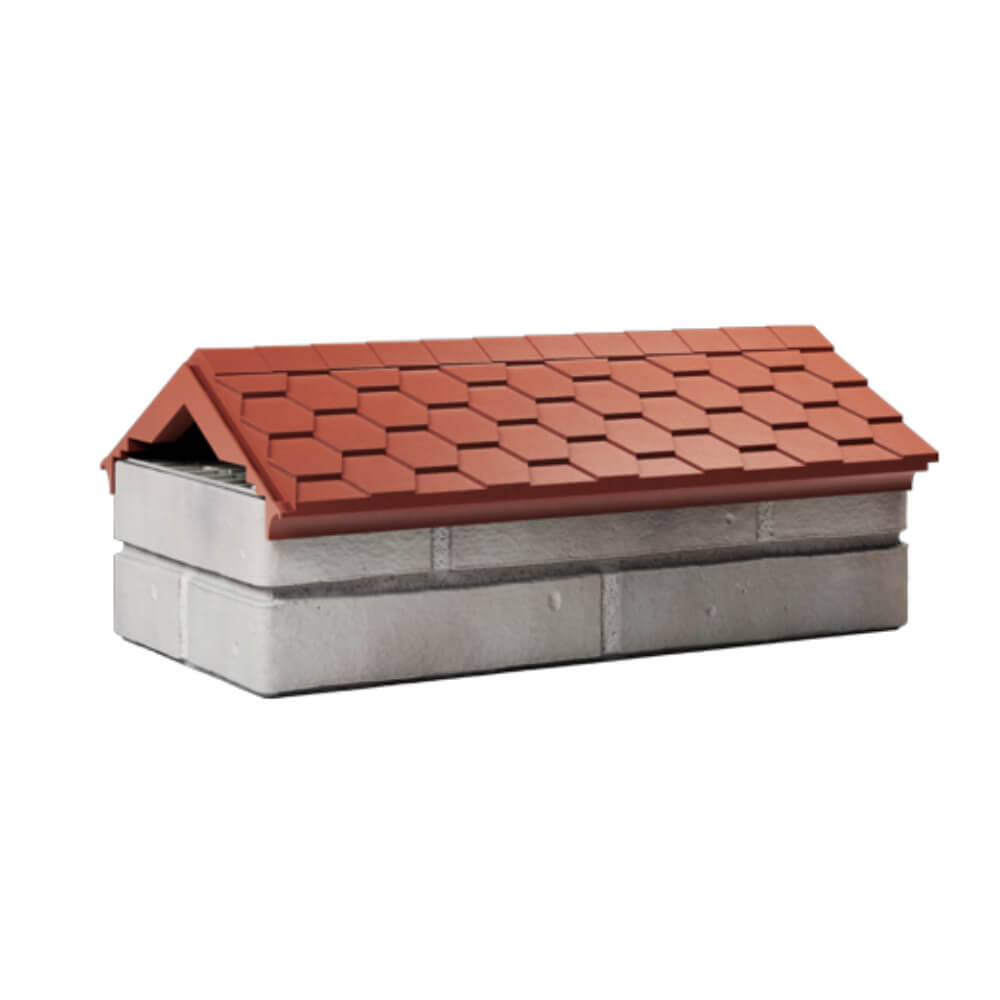 Парапет Zking Эверест Красный с посадкой на 1 кирпич (200/225/255мм) Бийск фото