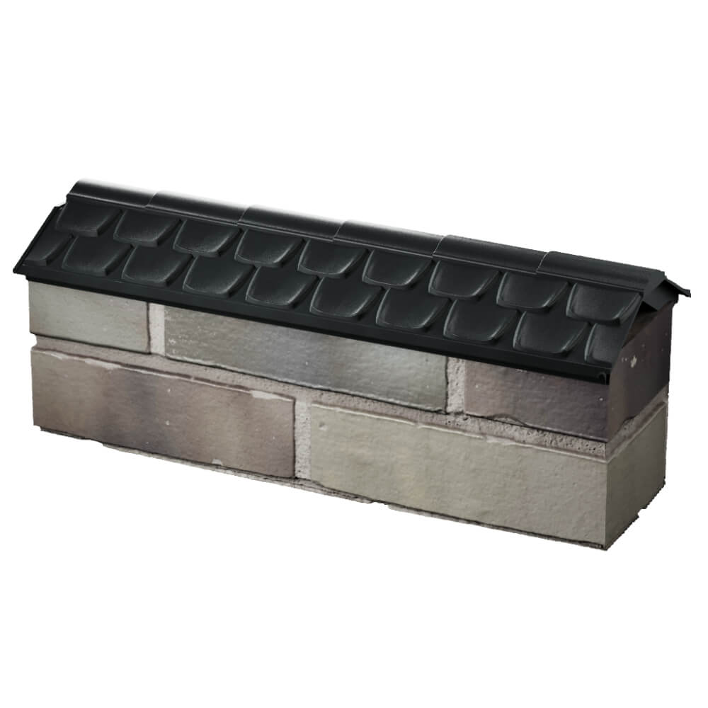 Парапет Zking Эльбрус Черный с посадкой на 0.5 кирпича (130мм) в Бийске фото