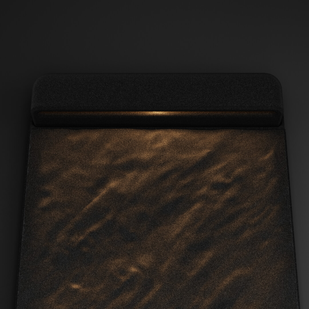 LED Светильник для шаговой плиты STONE Черный Сланец 330х75х98мм в Бийске фото