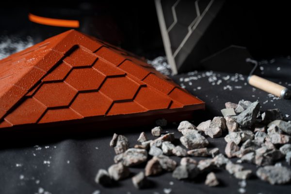 Колпак Zking Эверест Красный на столб 1.5х1.5 кирпича (390х390мм) в Бийске фото