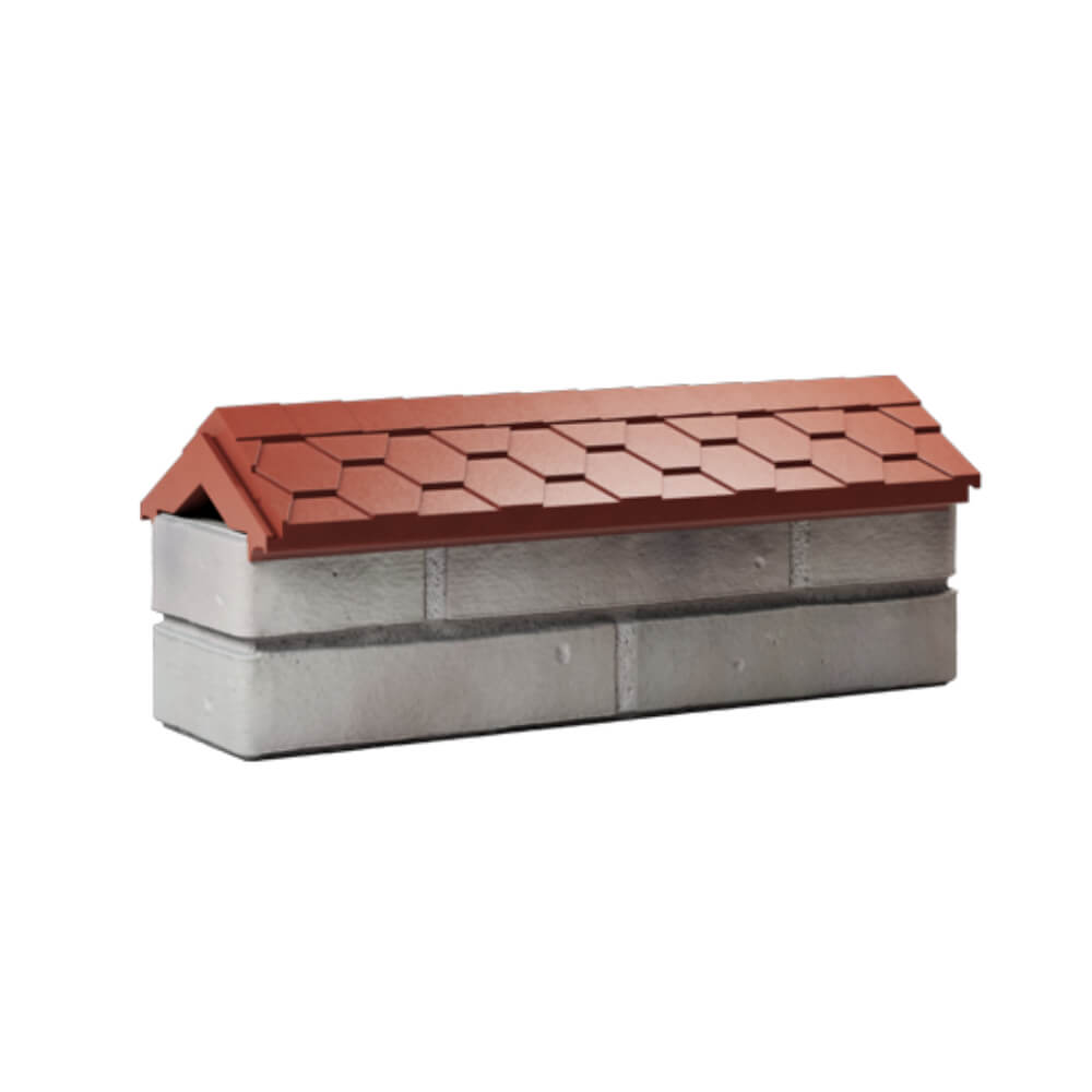 Парапет Zking Эверест Красный с посадкой на 0.5 кирпича (130мм) Бийск фото