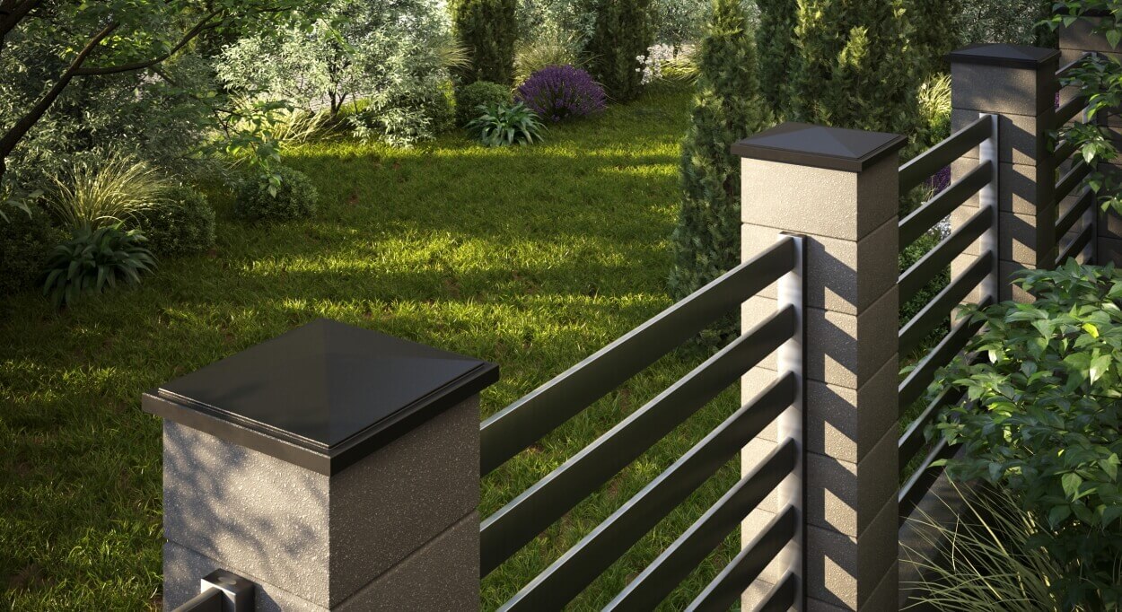 Колпак Zking БонаМоно Коричневый на столб 1.5х1.5 кирпича (385х385, 400х400мм) в Бийске фото