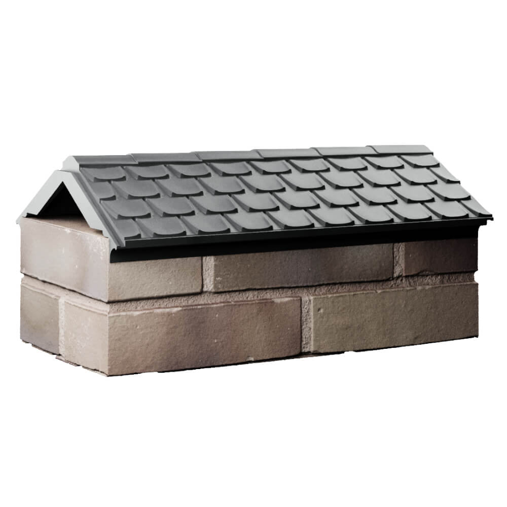 Парапет Zking Эльбрус Серый с посадкой на 1 кирпич (255мм) Бийск фото
