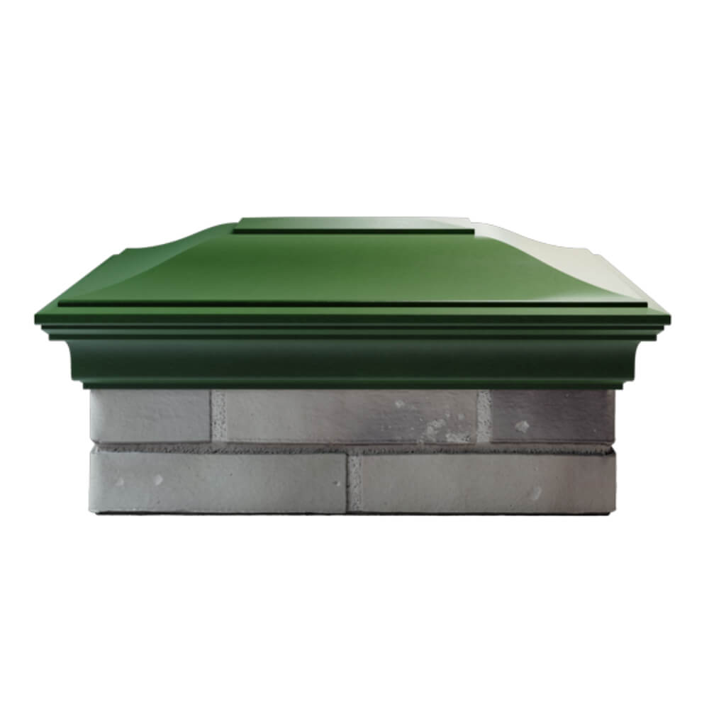 Колпак Zking Монблан Зеленый на столб 2х1.5 кирпича (515х385мм) в Бийске фото