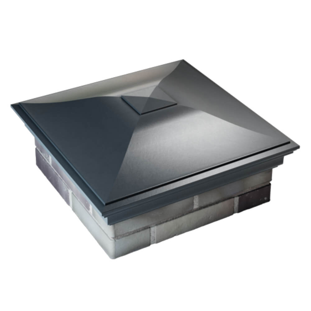 Колпак Zking Монблан Серый на столб 2х2 кирпича (515х515мм) Бийск фото