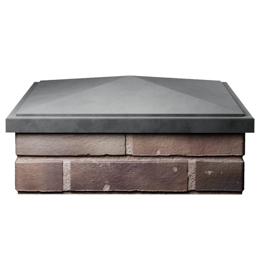 Колпак Zking БонаМоно Серый на столб 2х2 кирпича (515х515, 530х530мм) Бийск фото