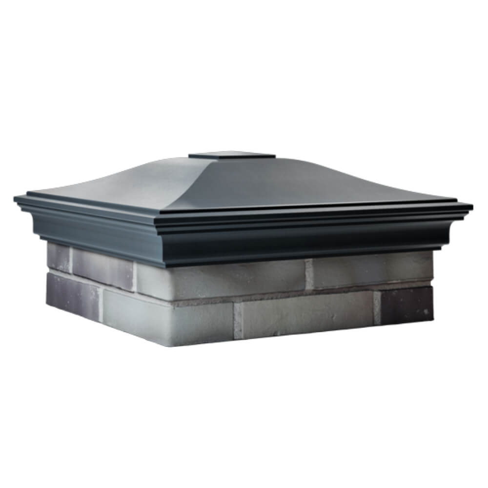 Колпак Zking Монблан Серый на столб 2х2 кирпича (515х515мм) в Бийске фото