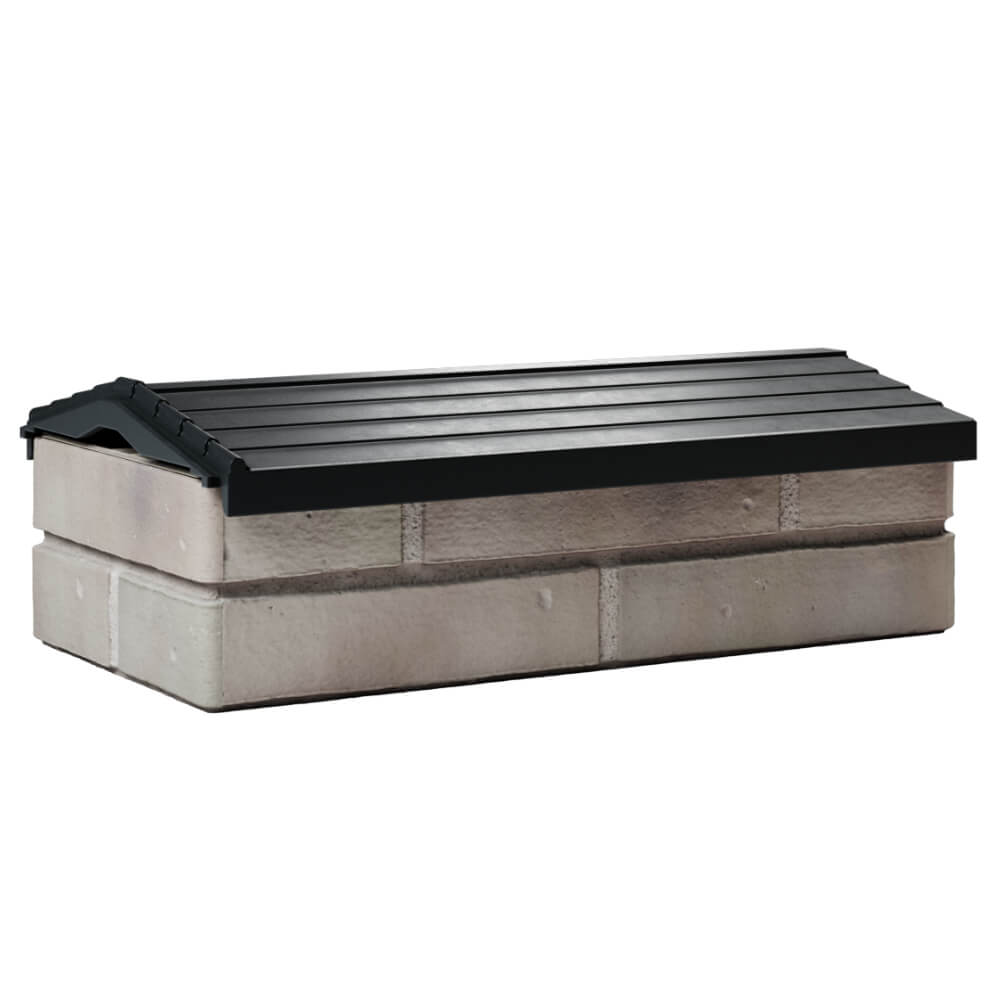 Парапет Zking Бона ХайТек Черный с посадкой на 1 кирпич (200/225/255мм) Бийск фото