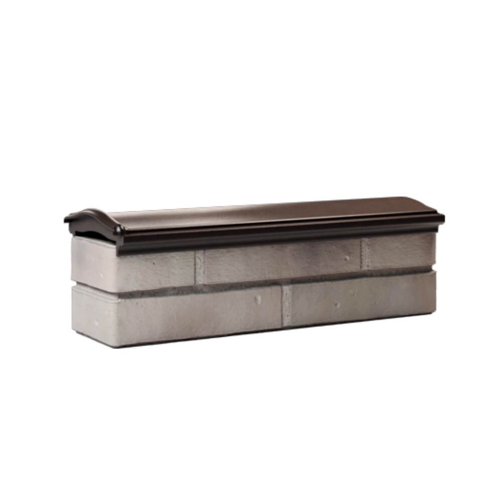 Парапет Zking Монблан Коричневый посадка на 0.5 кирпича (130мм) Бийск фото