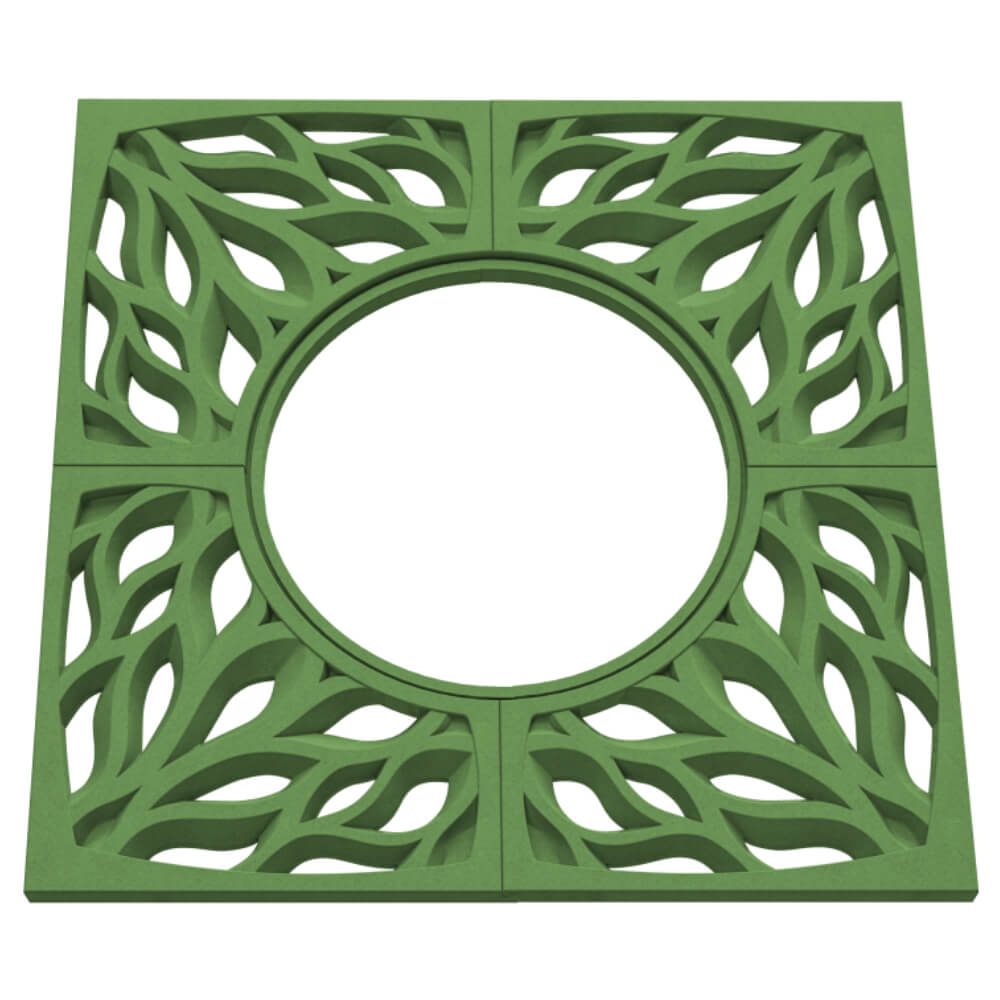 Приствольная решетка для дерева ZKING CRUST 1.2х1.2м Зеленая в Бийске фото