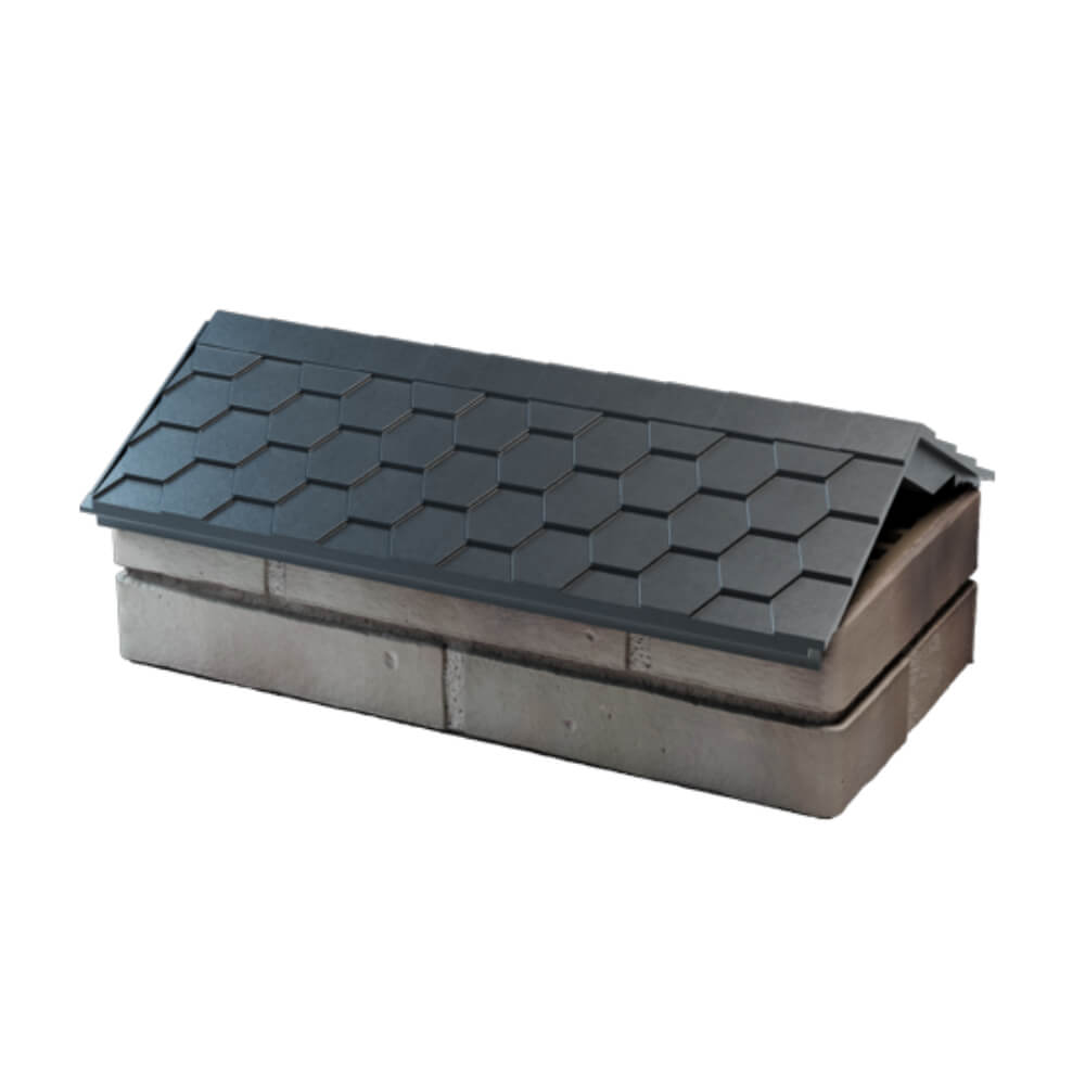 Парапет Zking Эверест Серый с посадкой на 1 кирпич (200/225/255мм) в Бийске фото