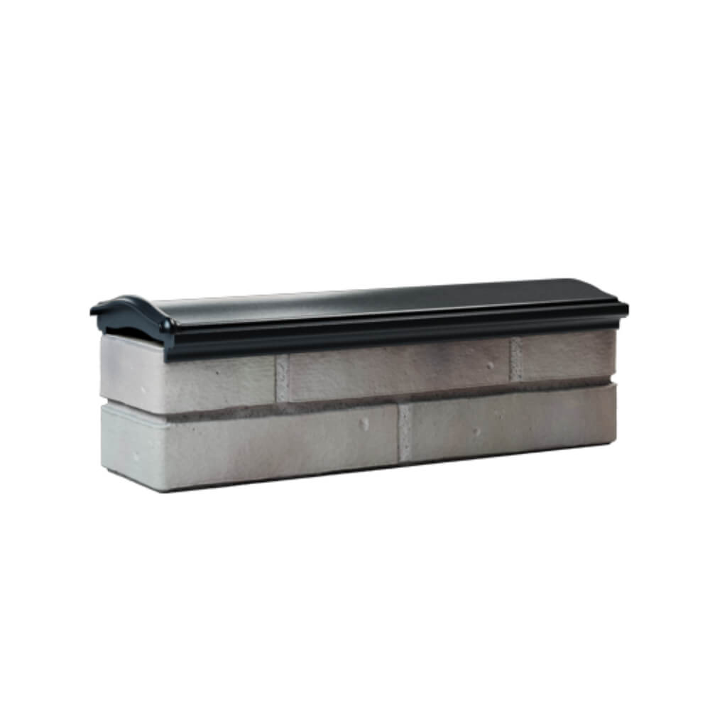 Парапет Zking Монблан Черный посадка на 0.5 кирпича (130мм) Бийск фото