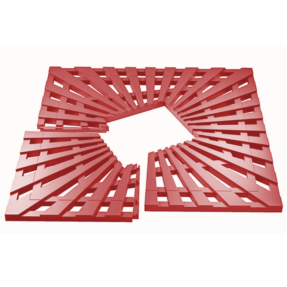 Приствольная решетка для дерева ZKING ATMOSPHERE 1.2х1.2м Красная в Бийске фото