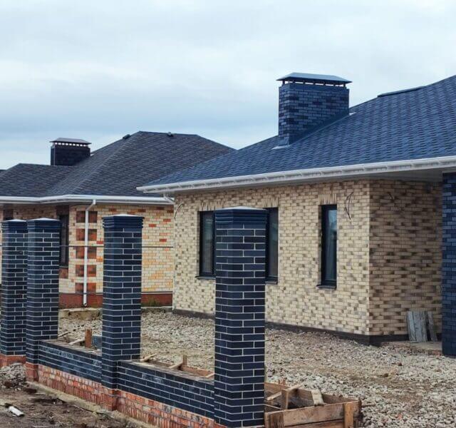 Колпак Zking Бона ХайТек Серый на столб 1.5х1.5 кирпича (385х385мм) в Бийске фото