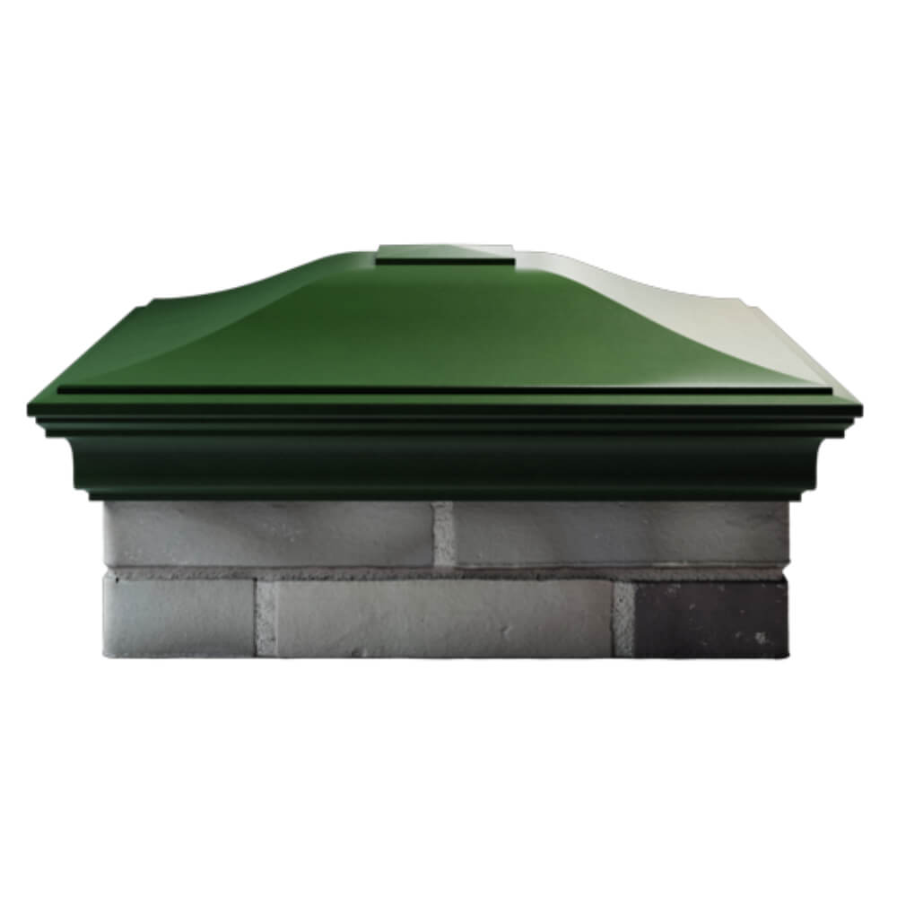 Колпак Zking Монблан Зеленый на столб 2х2 кирпича (515х515мм) в Бийске фото