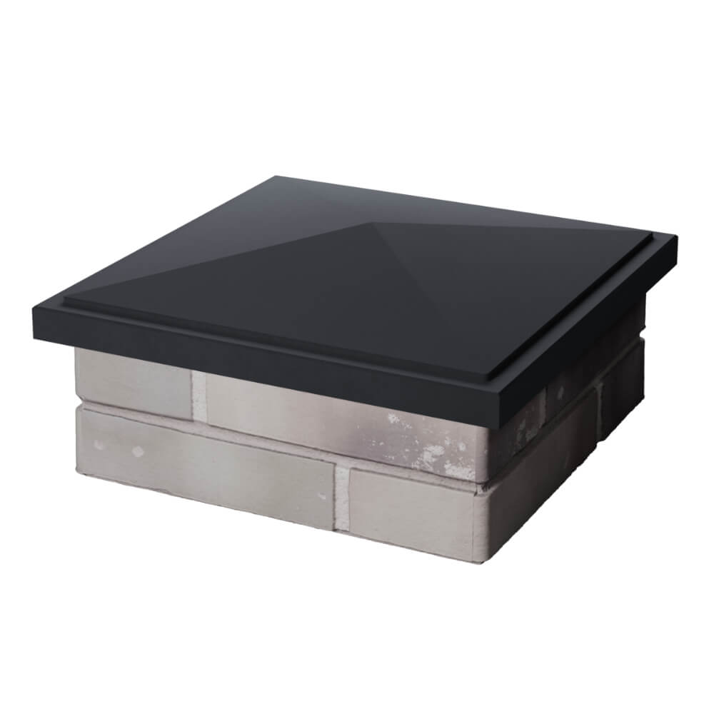 Колпак Zking БонаМоно Серый на столб 1.5х1.5 кирпича (385х385, 400х400мм) в Бийске фото