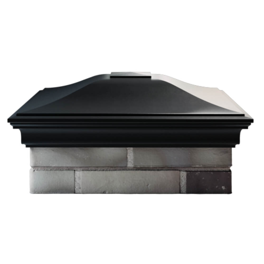 Колпак Zking Монблан Черный на столб 2х2 кирпича (515х515мм) в Бийске фото