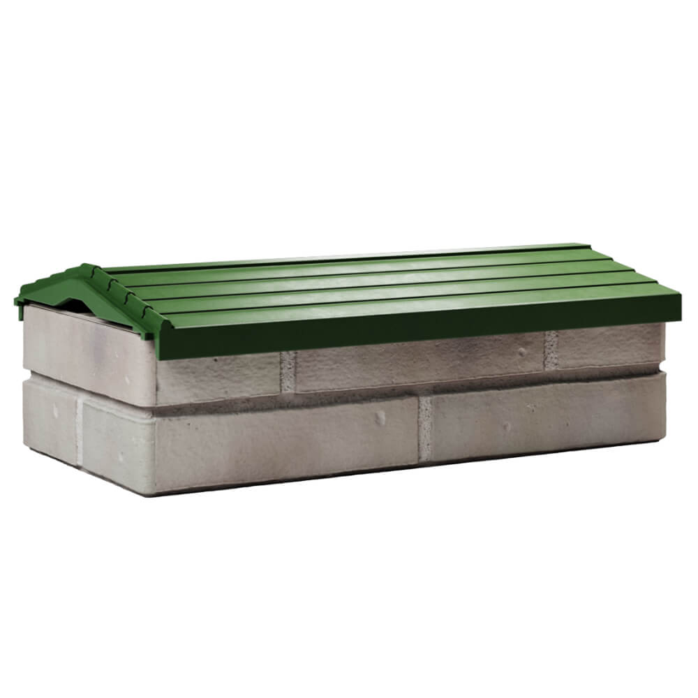 Парапет Zking Бона ХайТек Зеленый с посадкой на 1 кирпич (200/225/255мм) Бийск фото