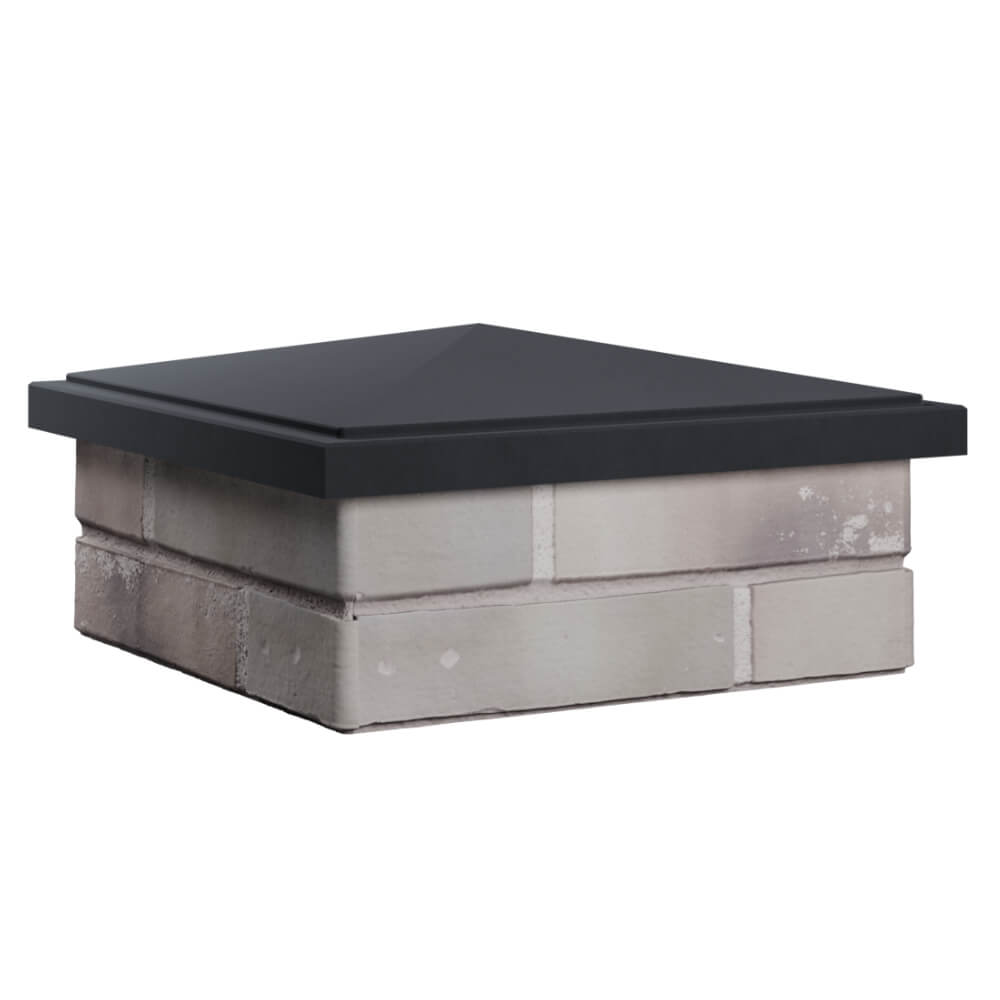 Колпак Zking БонаМоно Серый на столб 1.5х1.5 кирпича (385х385, 400х400мм) в Бийске фото