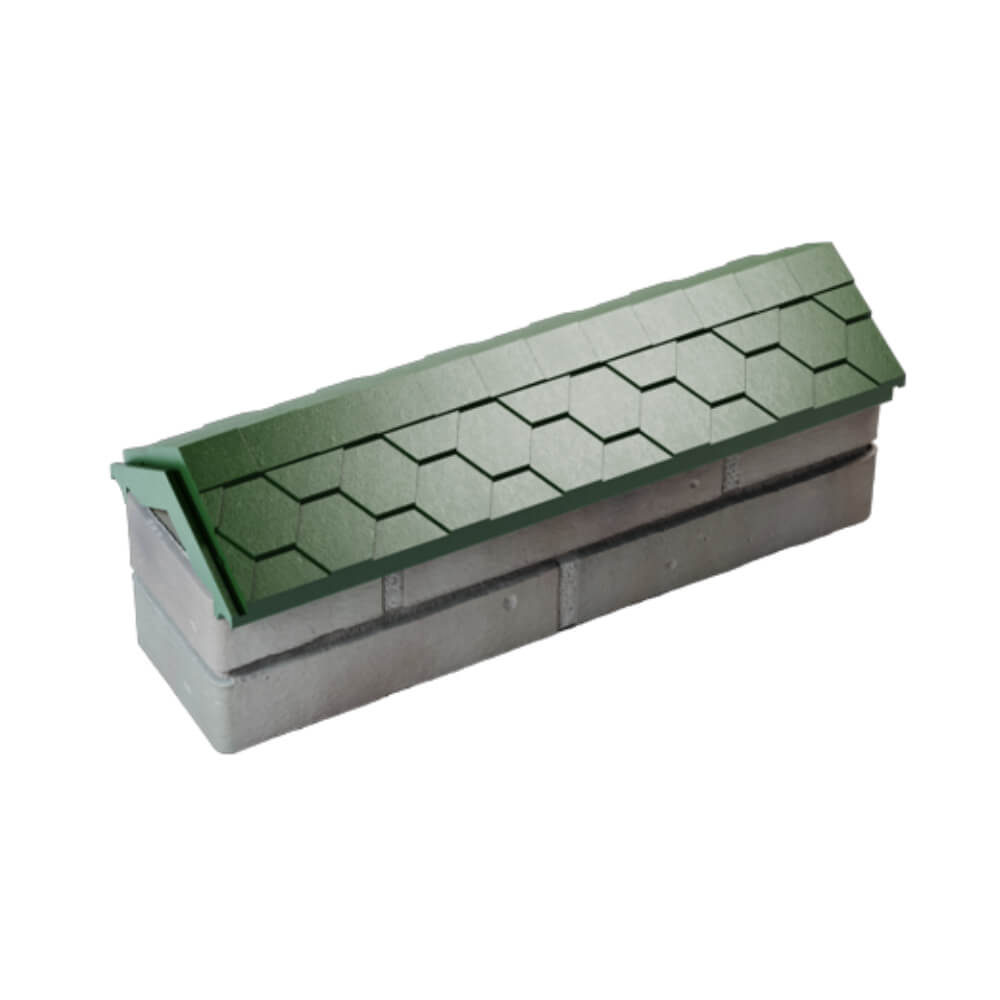 Парапет Zking Эверест Зеленый с посадкой на 0.5 кирпича (130мм) в Бийске фото