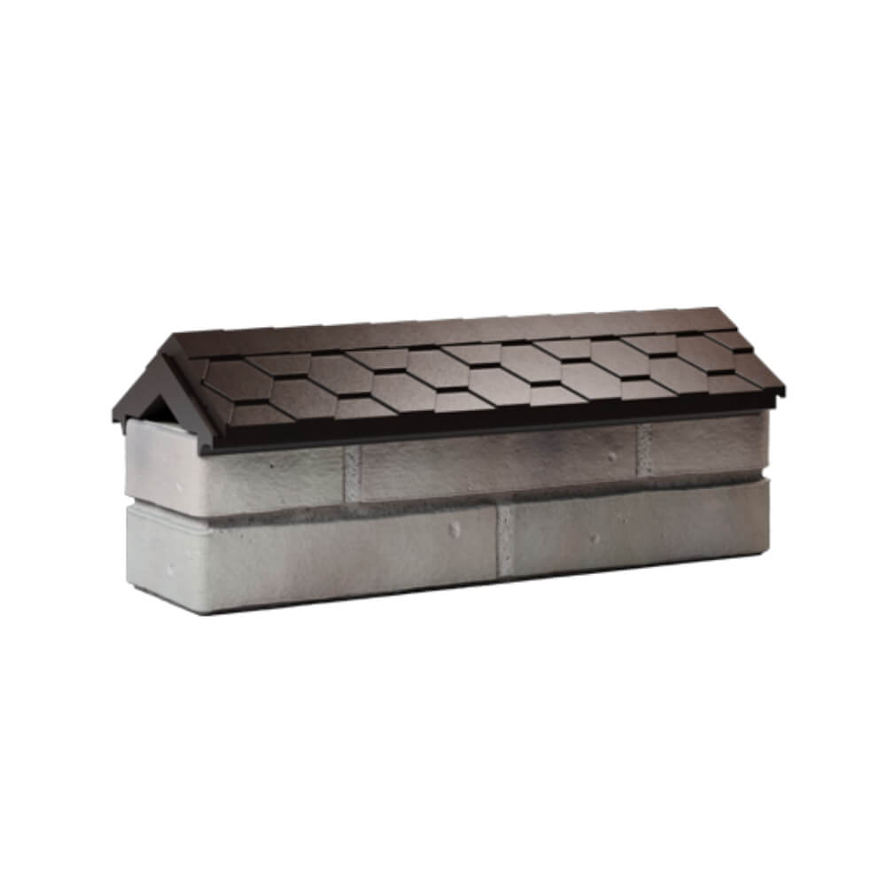 Парапет Zking Эверест Коричневый с посадкой на 0.5 кирпича (130мм) Бийск фото