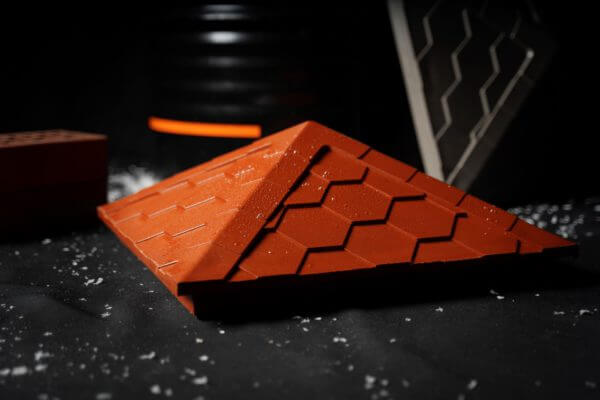 Колпак Zking Эверест Красный на столб 1.5х1.5 кирпича (390х390мм) в Бийске фото