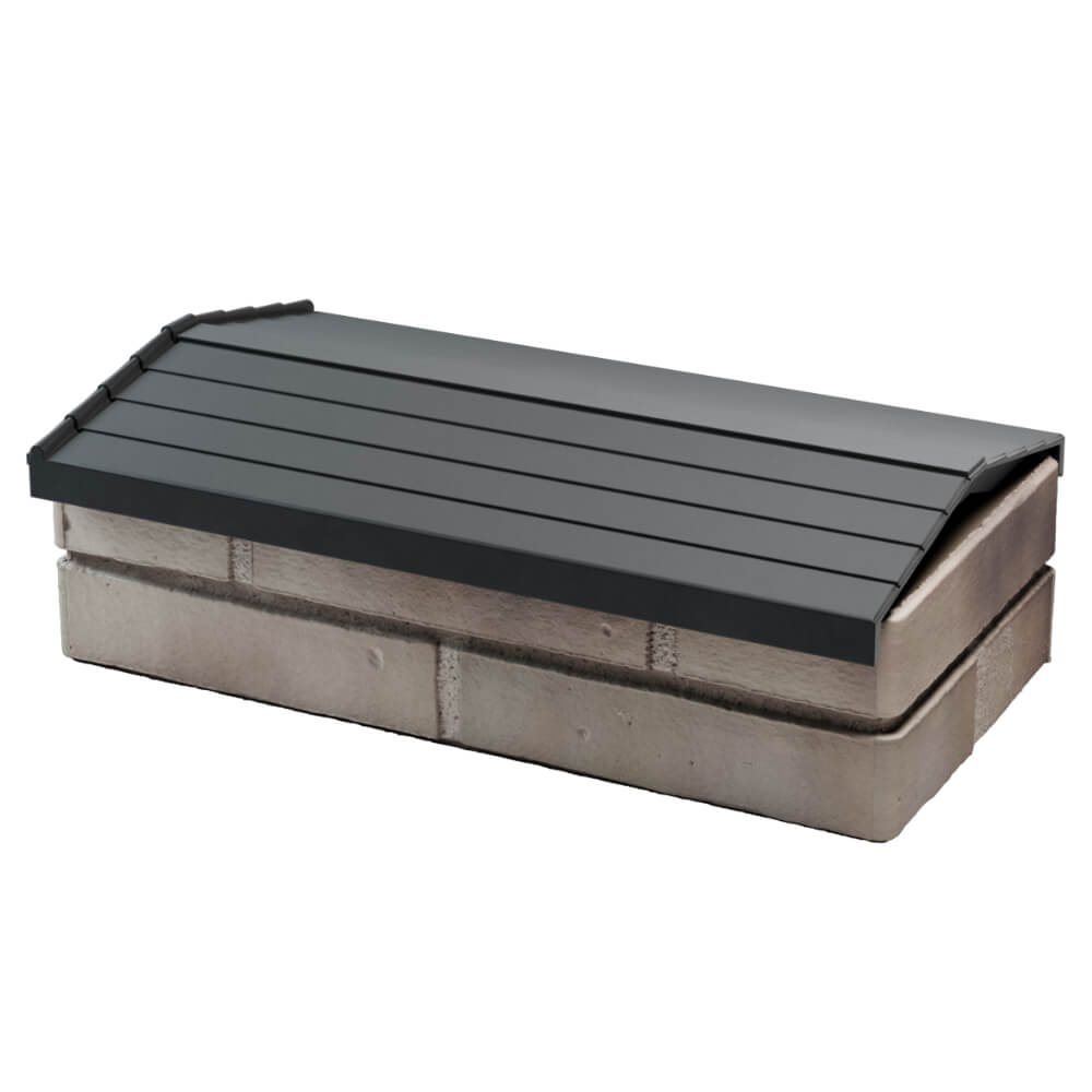 Парапет Zking Бона ХайТек Серый с посадкой на 1 кирпич (200/225/255мм) в Бийске фото